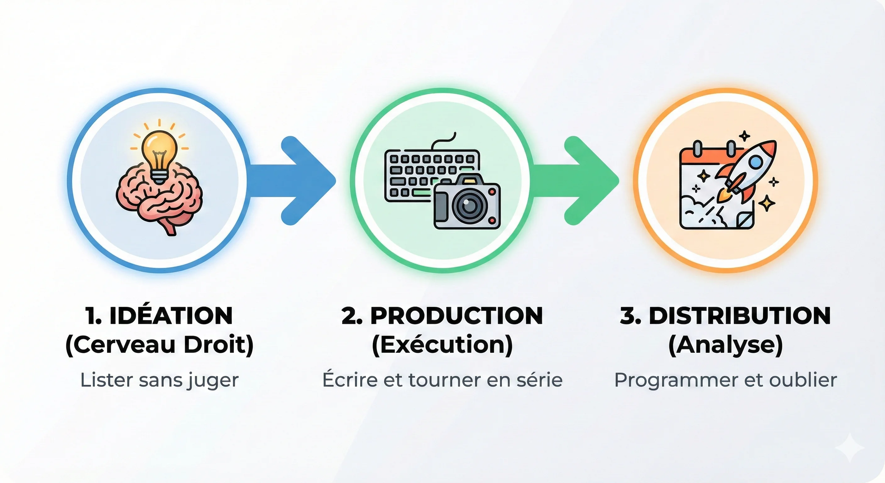 la méthode en 3 étapes 